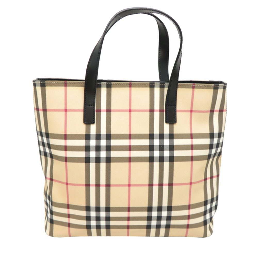 Burberry women's handbag, check pattern